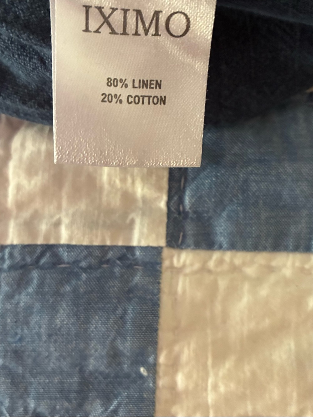 Dark teal/navy linen lantern pants. - Picture 5 of 6